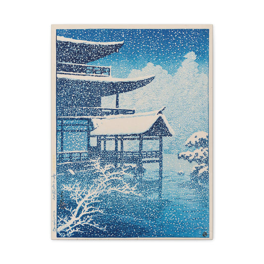 Snow at the Golden Pavilion - Kawase Hasui